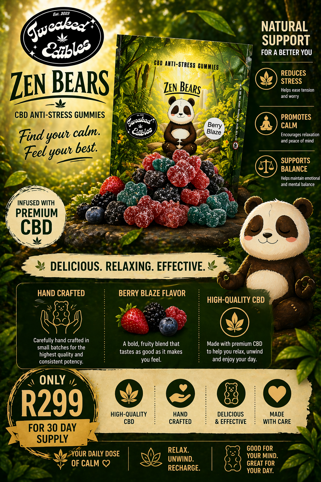Zen Bears Anti-Stress Gummies