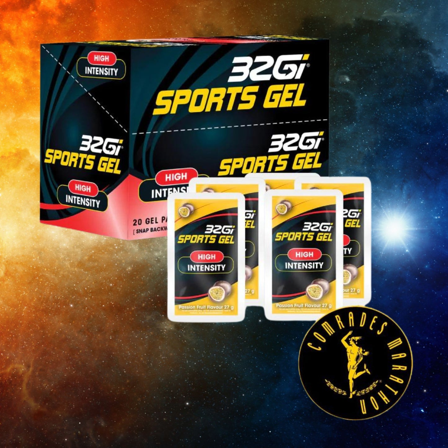 Sports Gel - Quick Releasing Energy (Box of 20 X 75g)